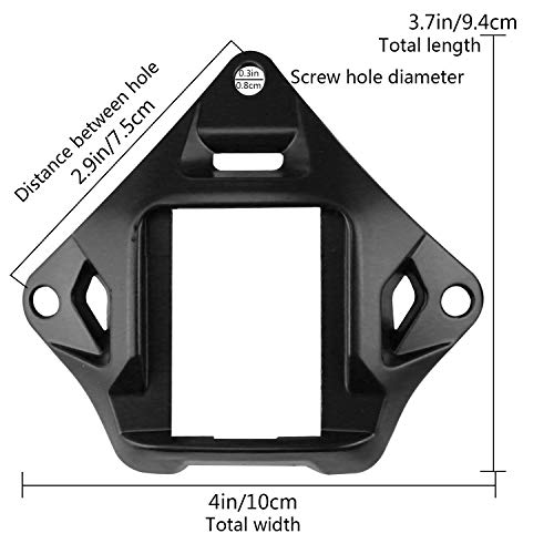 AOUTACC Tactical Helmet NVG Mount Shroud Steel Sports Camera Bracket Base for Fast Helmet (Black) - Image 3