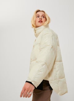 JJXX Off-White Women's Coat Jxcora Quilted Jacket Otw Sn  - Image 3