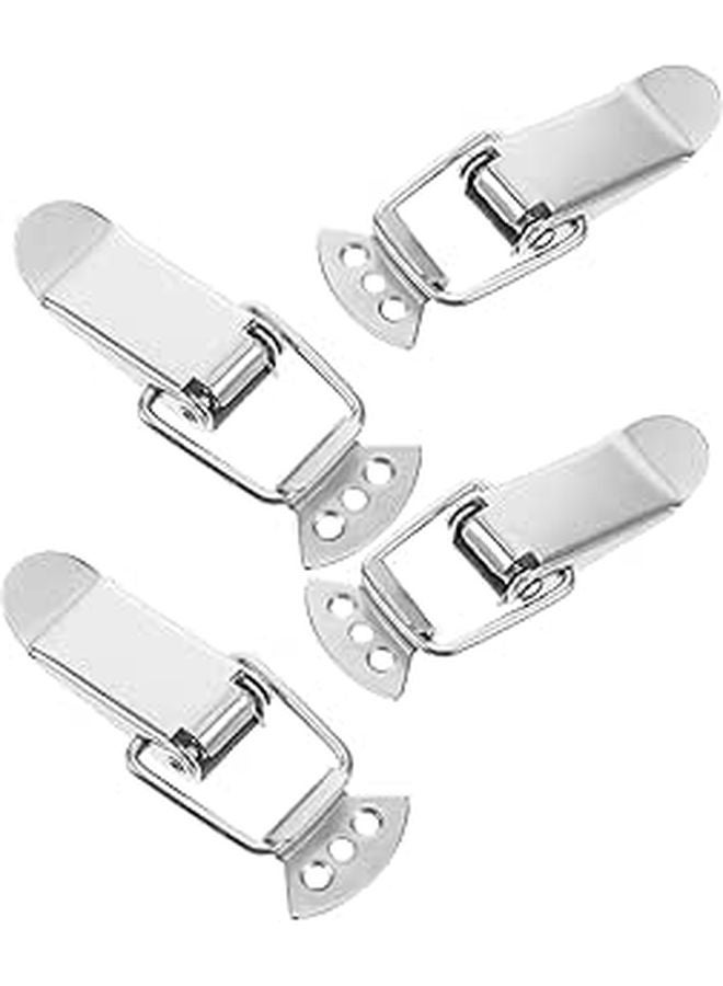 4Pcs Small Butterfly Twist Latch Replacement Robust Metal Cabinet Hasp For RV Door Push Lock - Image 1