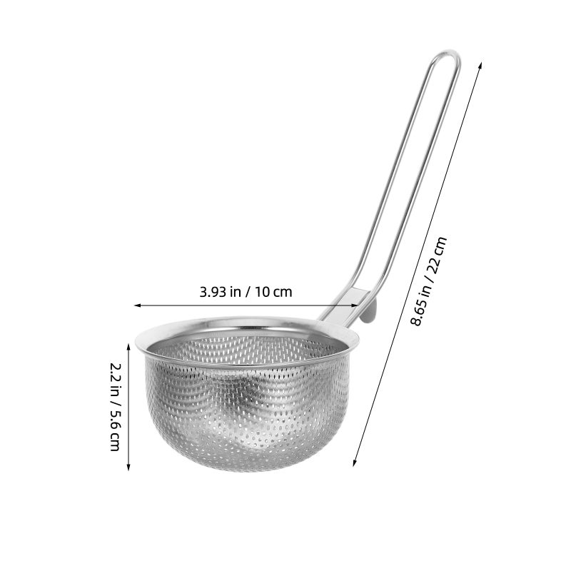 Stainless Steel Pasta Boil Basket For Hot Pot Utensil Food Strainer With Handle For Cooking Oil Filter Multifunctional Kitchenware Set For Home Use - Image 3