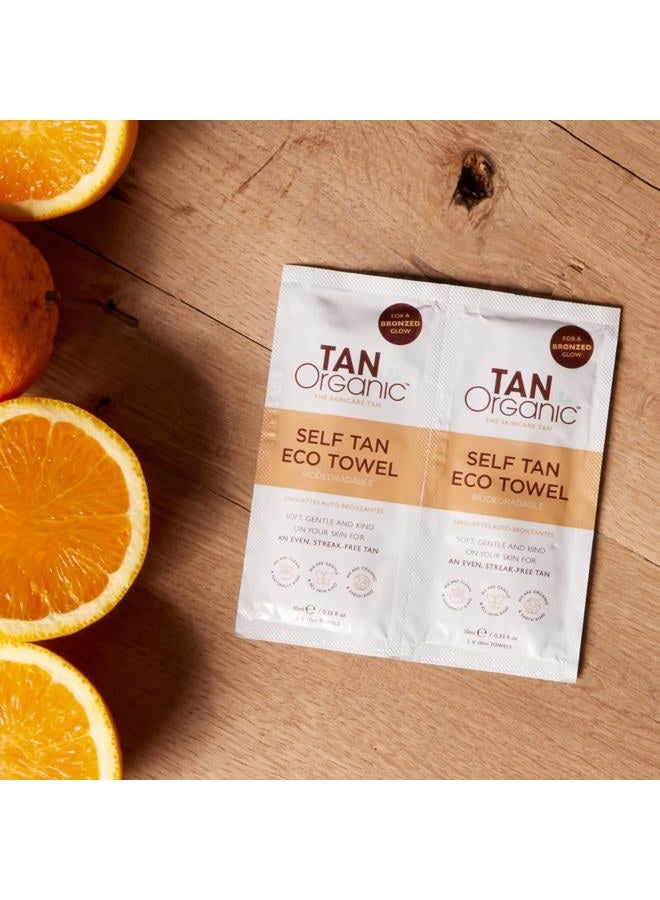 TANORGANIC SELF TAN ECO TOWELS 10 PACK - Image 3