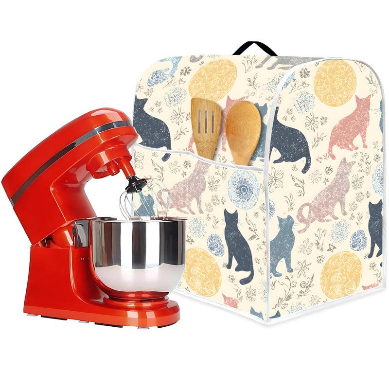 BVBOX Mixer Dust Cover for 6-8 Qt Stand Mixer, Cloth Cover with 2 Storage Pockets for Stand Mixer Protective Covers Large for 6-8 Quart Mixer - Image 5