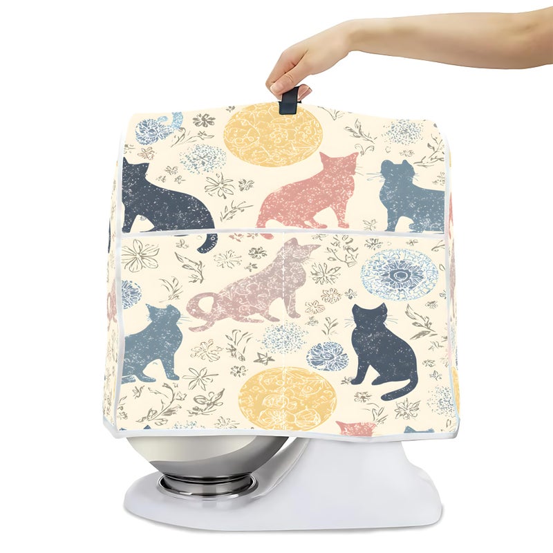 BVBOX Mixer Dust Cover for 6-8 Qt Stand Mixer, Cloth Cover with 2 Storage Pockets for Stand Mixer Protective Covers Large for 6-8 Quart Mixer - Image 1
