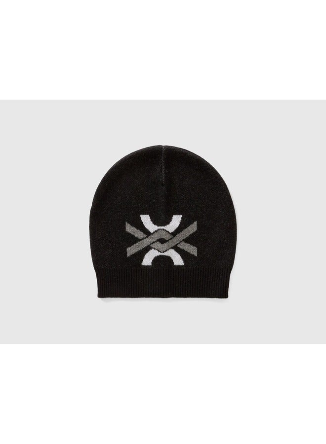 UNITED COLORS OF BENETTON 100% Cotton Cap With Logo 