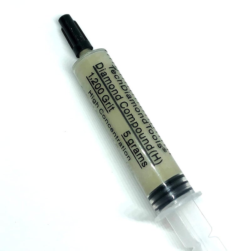 TechDiamondTools Diamond Lapping Paste Polishing Compound USA Made 1,200 Grit Mesh 10-20 Microns Lapping Compound for Rock Glass Metal Jewelry Resin Marble with High Concentration of Diamond Powder - Image 2