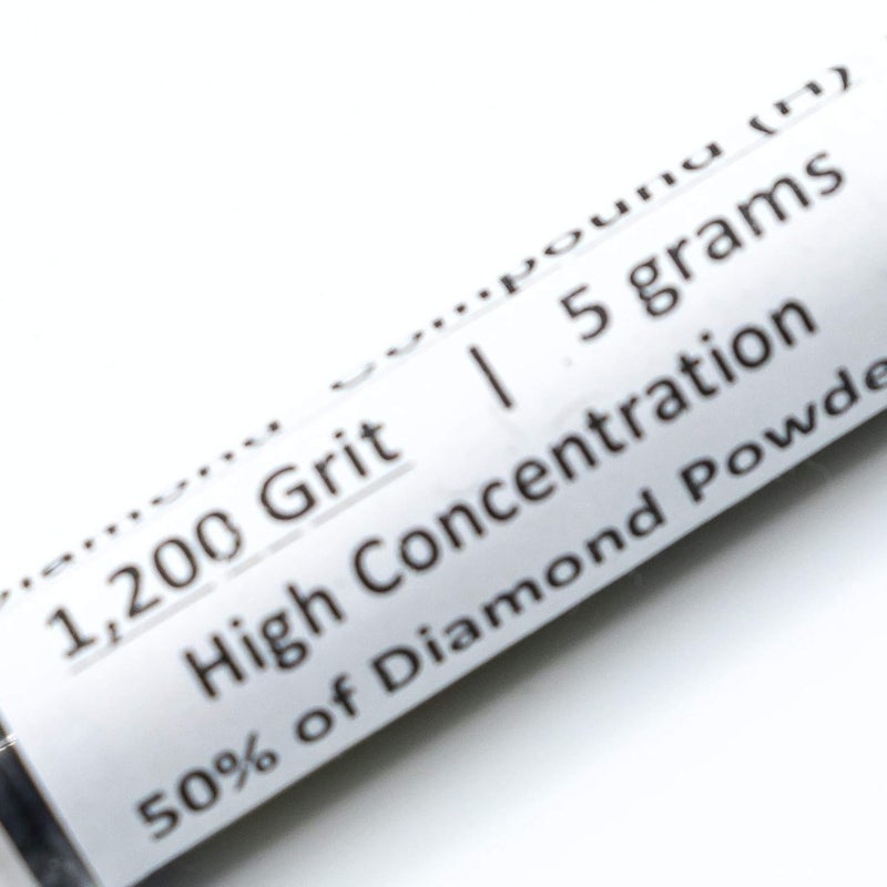 TechDiamondTools Diamond Lapping Paste Polishing Compound USA Made 1,200 Grit Mesh 10-20 Microns Lapping Compound for Rock Glass Metal Jewelry Resin Marble with High Concentration of Diamond Powder - Image 5