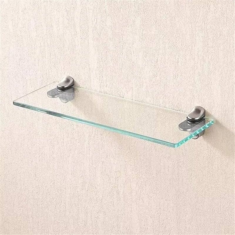 Gold Glass Shelf Brackets 8PCS Adjustable Shelf Support For Home Decor Furniture - Image 5
