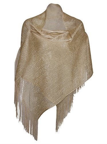 Vijiv Women's 1920s Gatbsy Vintage Shawl Wrap For Bridal Prom Wedding Party Evening Dresses - Image 1