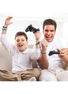 Jovitec 48 Pieces Video Game Bracelets Rubber Bracelets Game Party Wristbands Supplies Colored Silicone Bracelets For Gamer Birthday Party Favors (48 Pieces 2 Style)  - Image 4