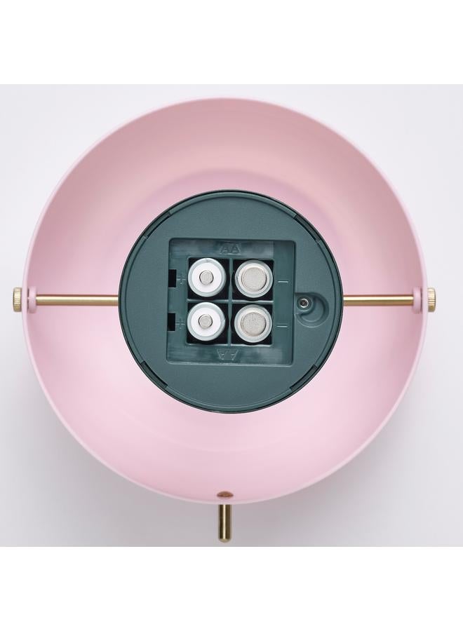 Zaboon Led Portable Lamp, Battery Operated, Light Pink/Dark Grey-Green, 26 Cm - Image 5