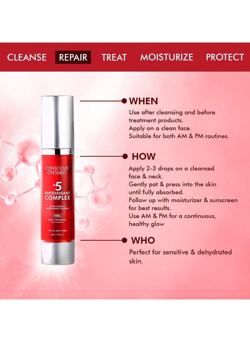 كيميائي واعي خلاصة التوهج السريع والإشراق | سيروم للوجه ٥٠ مل - Image 3