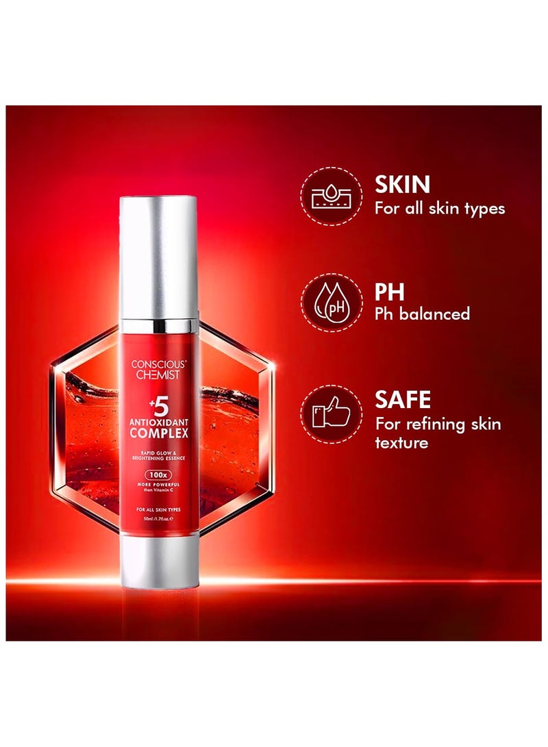 كيميائي واعي خلاصة التوهج السريع والإشراق | سيروم للوجه ٥٠ مل - Image 5