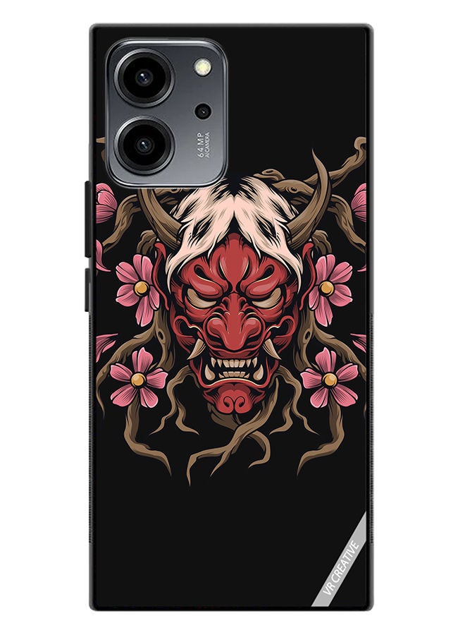 VR CREATIVE Protective Case Cover For Honor 80 SE Demon Oni Mask Design Multicolour - Image 1