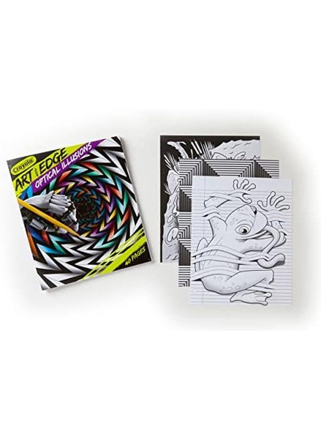 Optical Illusions Coloring Book 40 Coloring Pages Gift - pzsku/Z2F83A1EDACDF543EF756Z/45/_/1719943248/60cad7f5-0162-418f-a8d9-4561d784370a