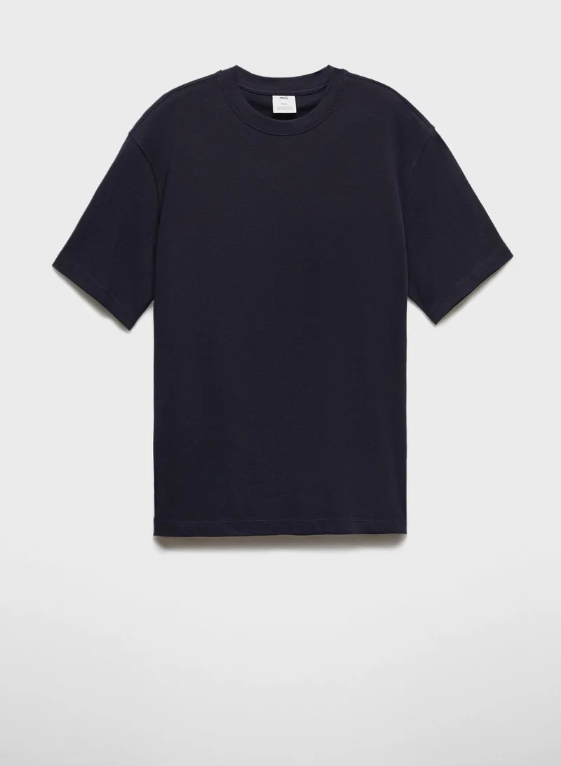Mango Man Essential Crew Neck T-Shirt