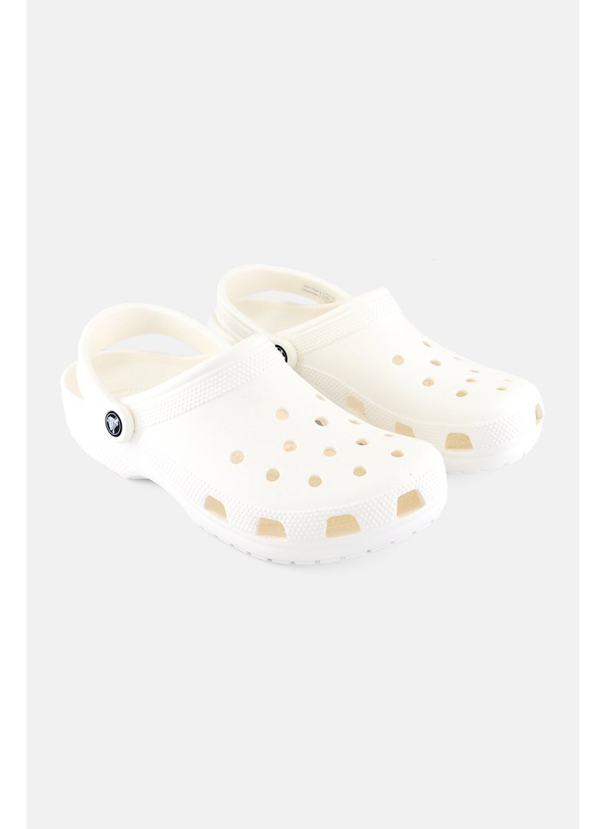crocs Men Sling Back Classic Clogs, White  - Image 1