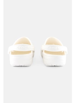 crocs Men Sling Back Classic Clogs, White  - Image 3