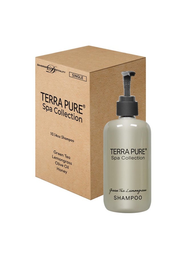 Terra Pure - Shampoo | Spa Collection | Hotel Amenities In Pump Bottle | 10.14 Oz. / 300 Ml (Single Bottle) - Image 1