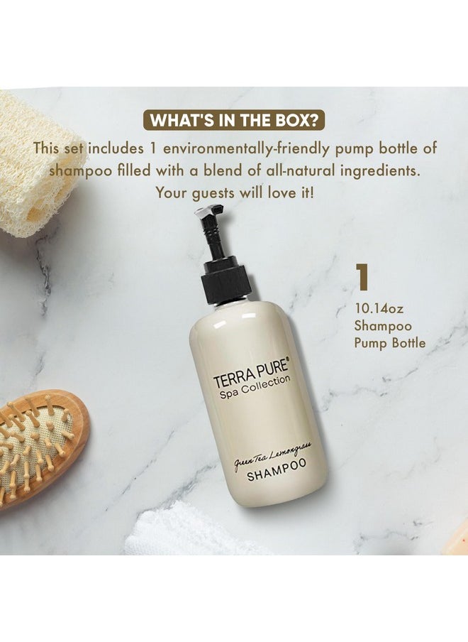 Terra Pure - Shampoo | Spa Collection | Hotel Amenities In Pump Bottle | 10.14 Oz. / 300 Ml (Single Bottle) - Image 1