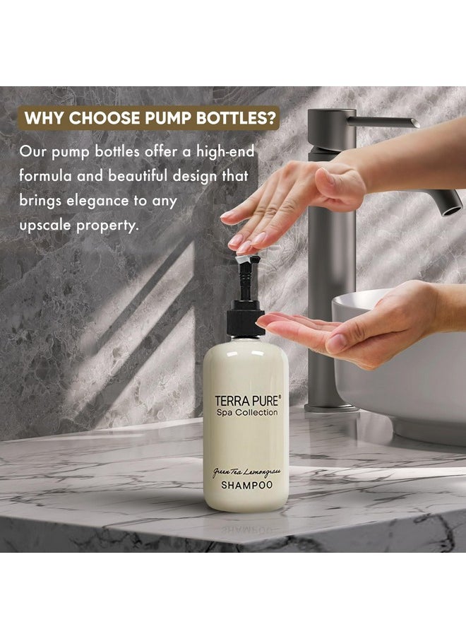 Terra Pure - Shampoo | Spa Collection | Hotel Amenities In Pump Bottle | 10.14 Oz. / 300 Ml (Single Bottle) - Image 1