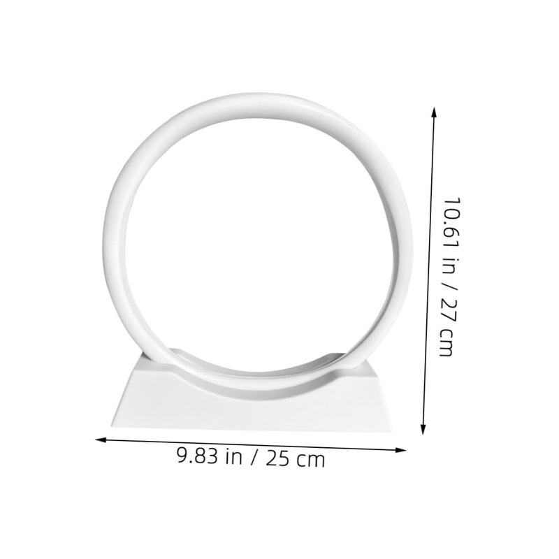 Moving Sand Art Picture Frame Round Plastic Base Compatible Glass For Home Decor - Image 3