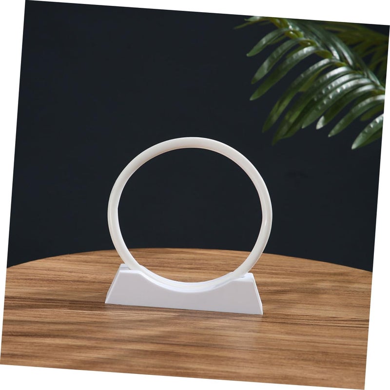 Moving Sand Art Picture Frame Round Plastic Base Compatible Glass For Home Decor - Image 5