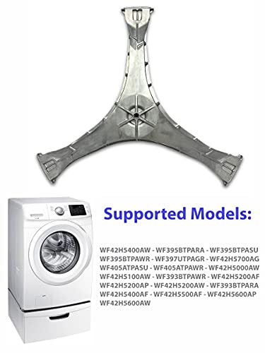 MorexLab DC97-17004B / DC60-00100A Washer Flange Shaft Assembly Compatible with Samsung Washing Machine Washer Spider Spinner Shaft Replaces DC97-17004A DC97-17004E with DC60-40137A Spider Hex Bolts - Image 3