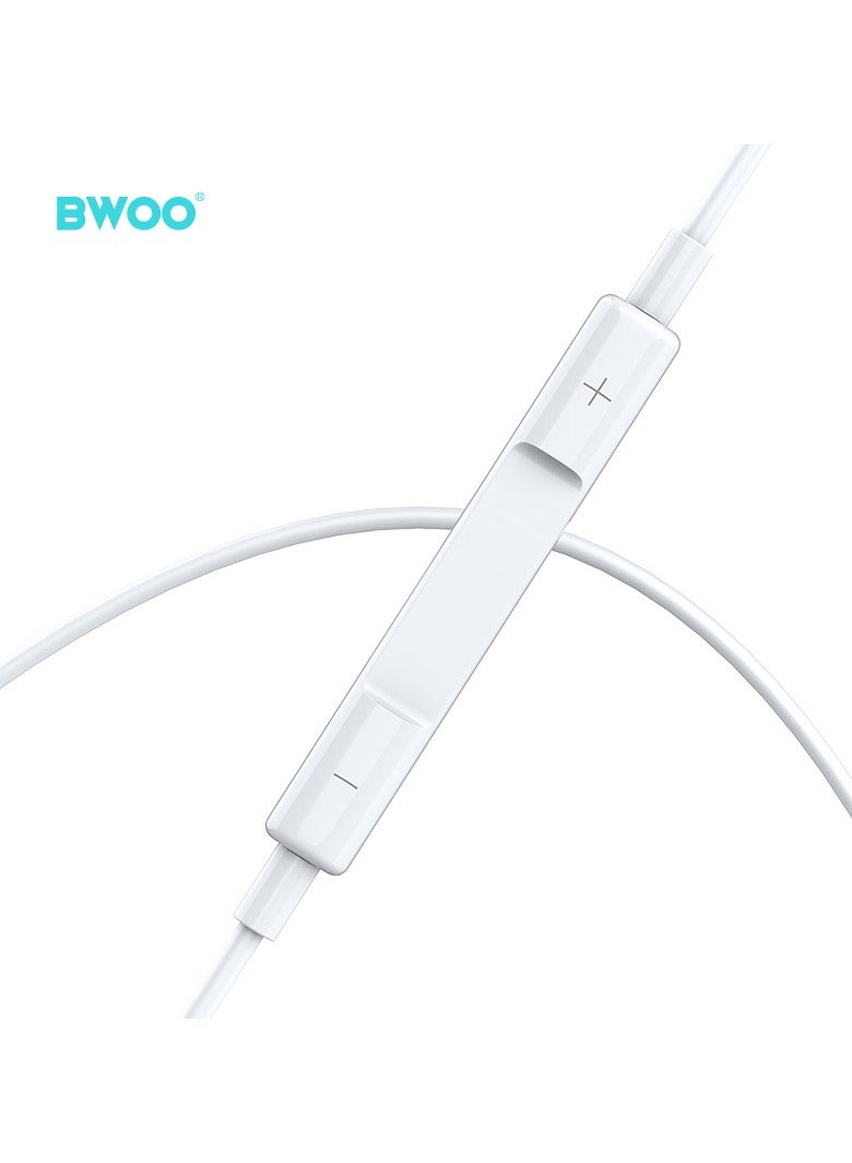 BWOO Lightning Wired Earphone With Microphone - Image 2