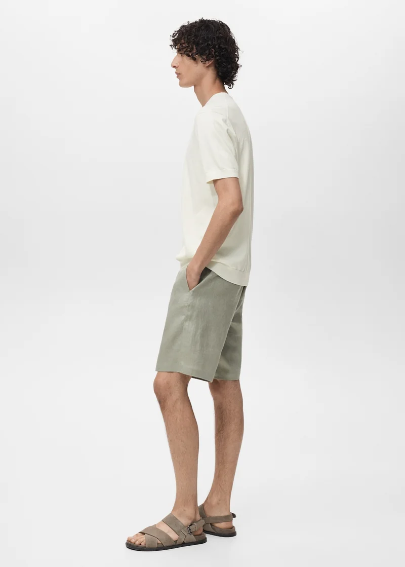 Mango Man Cotton Fine-Knit T-Shirt