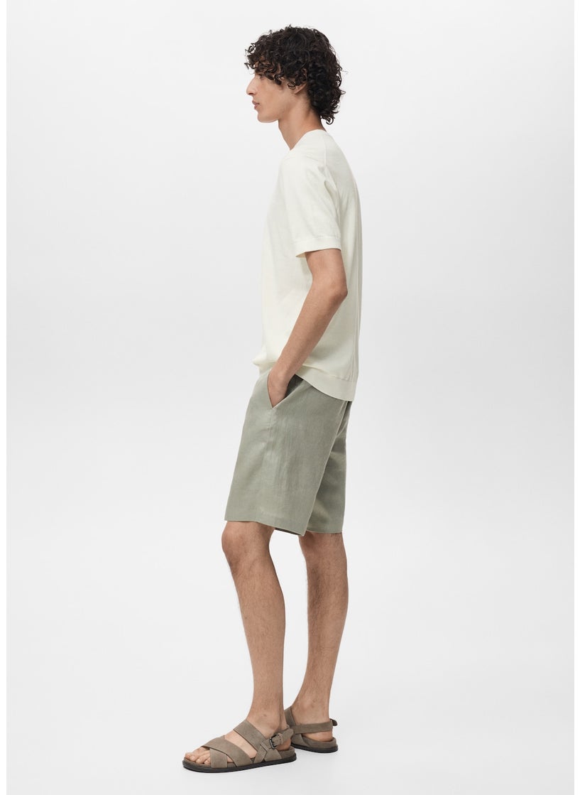 Mango Man Cotton Fine-Knit T-Shirt  - Image 3