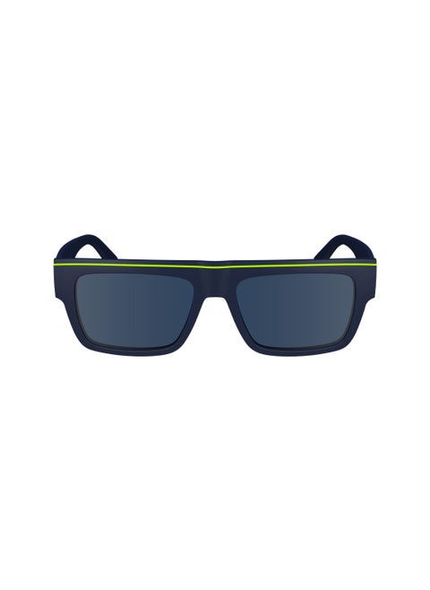 FULL RIM BIO INJ-G820 MODIFIED RECTANGLE CALVIN KLEIN JEANS SUN CKJ24603S  5517 (400) BLUE