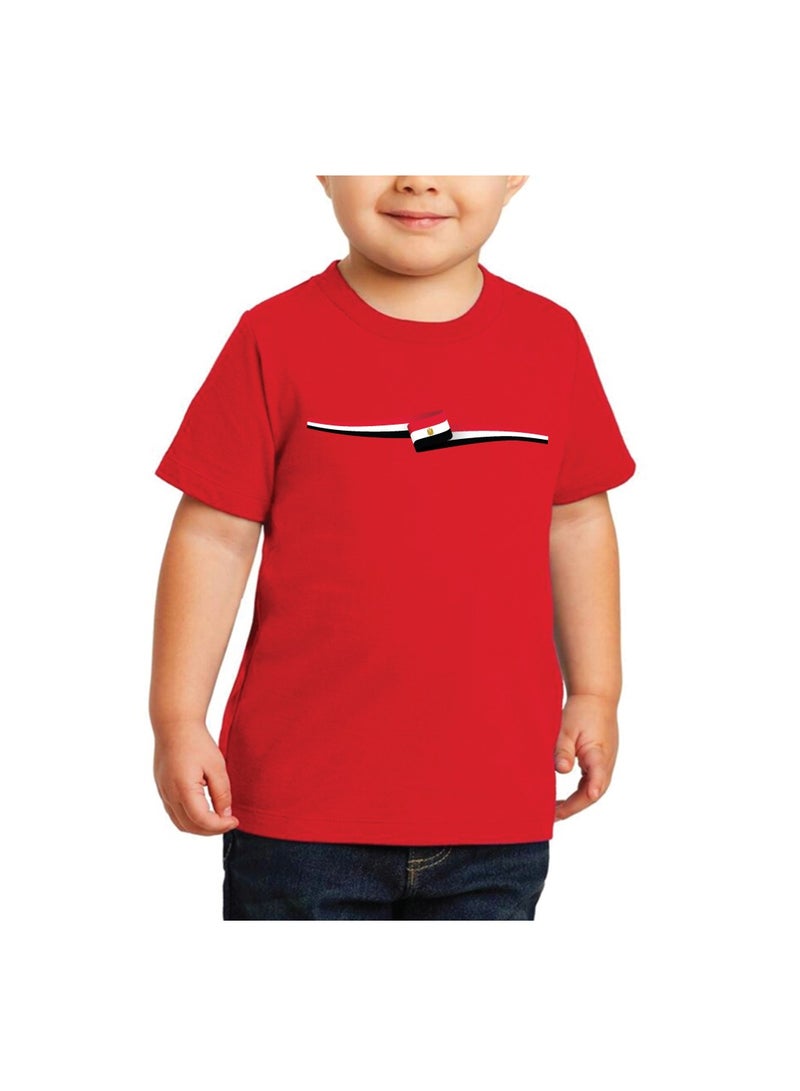 PRINTSHOP4ME Egypt National Day Gift Set for Boys - T-Shirt - Cap - Badge and Flag Set - Celebrate Egypt National Day with this Kids Combo Pack in Style - Image 3