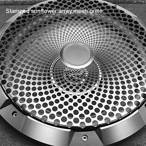 RECOIL 8-Inch High Excursion Black Steel Mesh Subwoofer Grille - Image 3