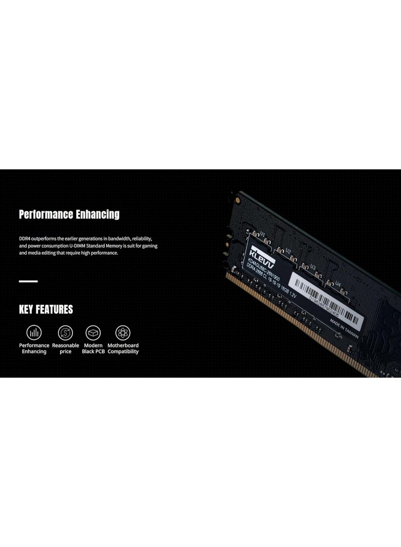 KLEVV DDR4 16GB (1x16GB) 3200MHz CL22 1.2V UDIMM Desktop Ram Memory SK Hynix Chip (KD4AGUA80-32N220A) - Image 5
