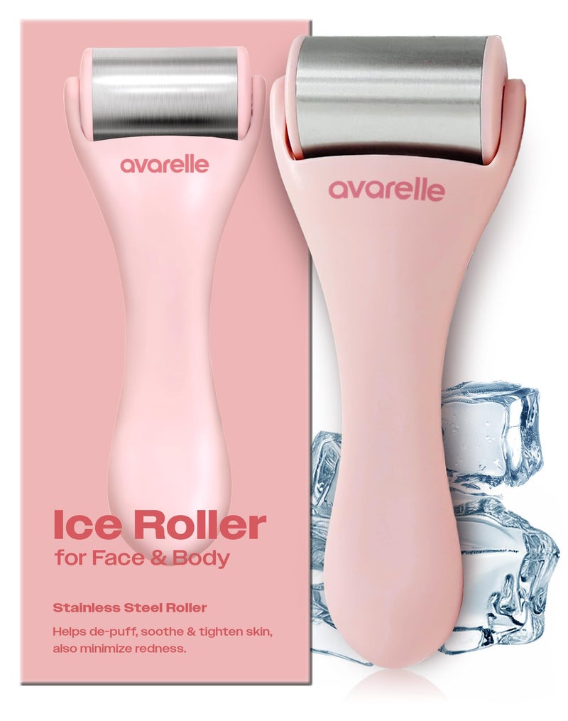 AVARELLE Ice Roller for Face Women Eye Roller Face Massager for Puffy Eyes Face Ice Roller Cold Skin Care Tools for Puffy Eyes Dark Circles Lymphatic Drainage Massager Face by Spot Tech