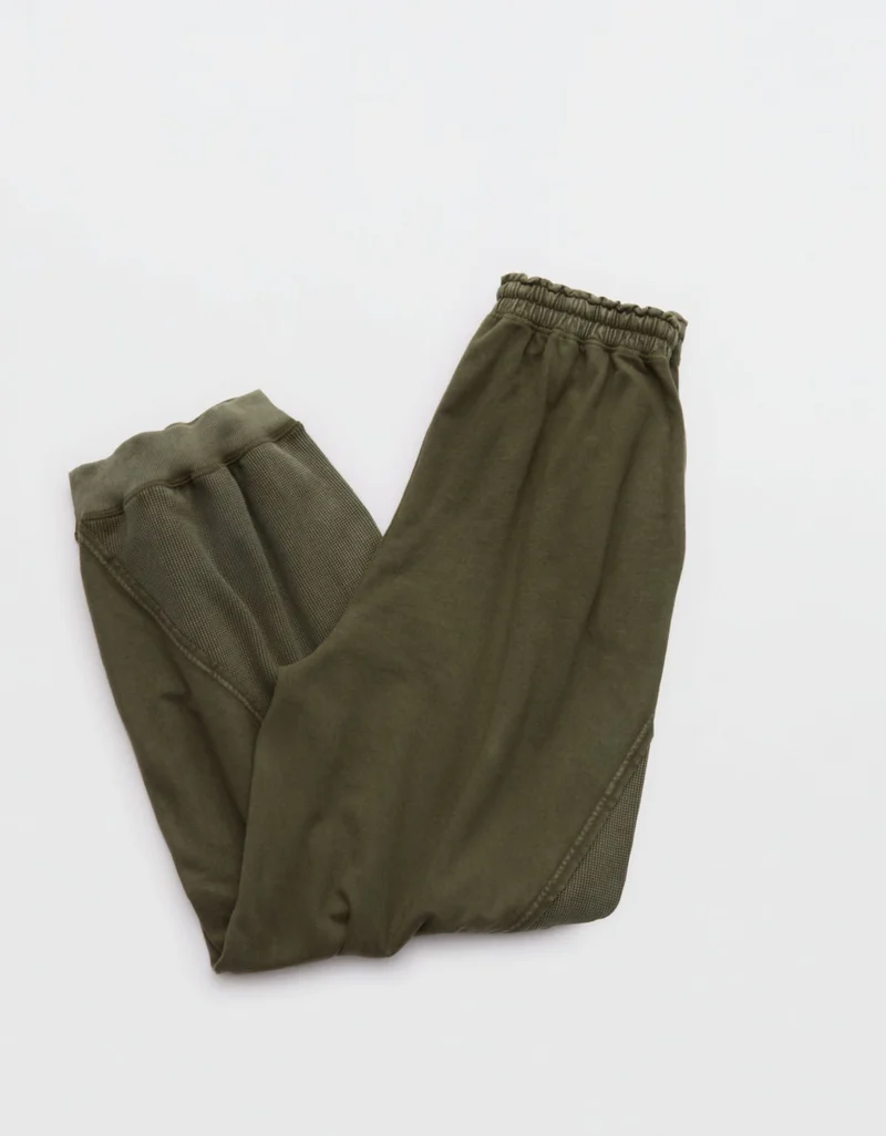 Aerie Aerie Unwind Waffle Jogger