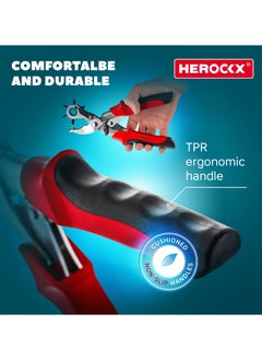 HEROCKX Leather Hole Punch,Belt Hole Puncher for Leather, Revolving Punch Plier Kit,Leather Punch Plier for Leather, Belts, Watches, Handbags, Leather Punch Tool for Belts Diameter : 5/4.5/4 /3.5/3/2.5mm.  - Image 4