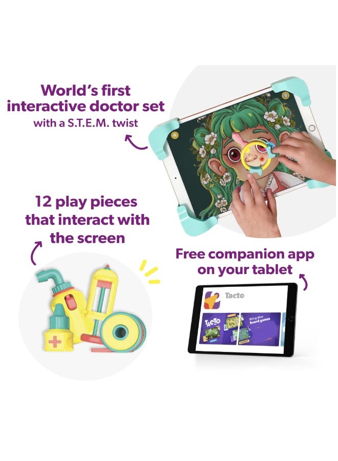 MiDeer Mideer Tacto Doctor AR-Powered STEM Pretend Play Toys for Kids -STEM Kit with 3 Interactive Games and 100+ Fun Learning Levels  - Image 5
