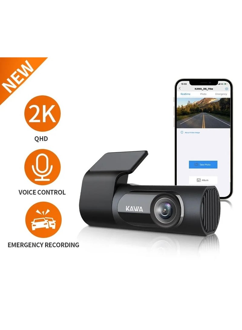 KAWA Dash Cam D6 - Voice Control - Image 2