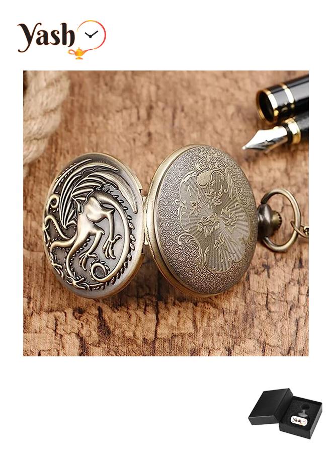 ياش ساعة جيب كوارتز منزل تارغارين لعبة العروش - Image 5