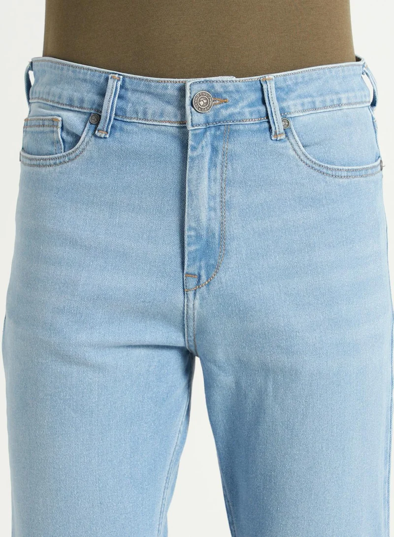 Dennis Lingo  Straight Fit Light Blue Men's Jeans with Button & Zip Closure (Denim) for Men | Best Price UAE