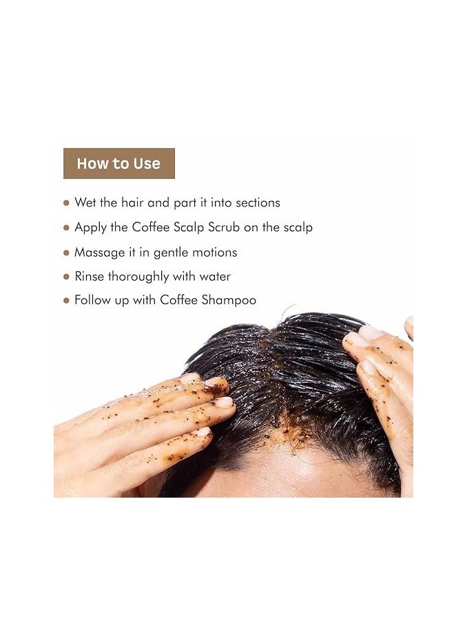 mCaffeine Anti Dandruff Coffee Scalp Scrub - 99% Dandruff Control Treatment for Men & Women | Scalp Exfoliator & Dandruff Remover | For Itchy Scalp in Hot & Humid Weather- 250gm  - Image 5
