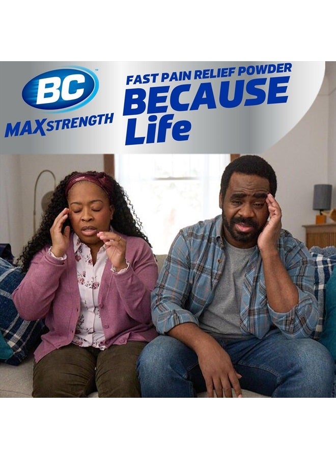 BC MAX Strength Fast Pain Relief Powder, Lemonade Flavor Aspirin 500mg and Acetaminophen 500mg Dissolve Packs, 16 Count - Image 5