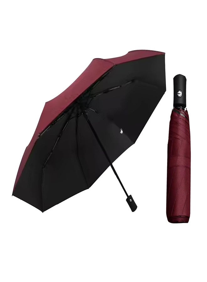 Robustt Wind Resistant Waterproof Umbrella - Red (Pack of 5) | Auto Open & Close Mechanism | Lightweight & Compact | Heavy Duty | Travel- Friendly - Image 1