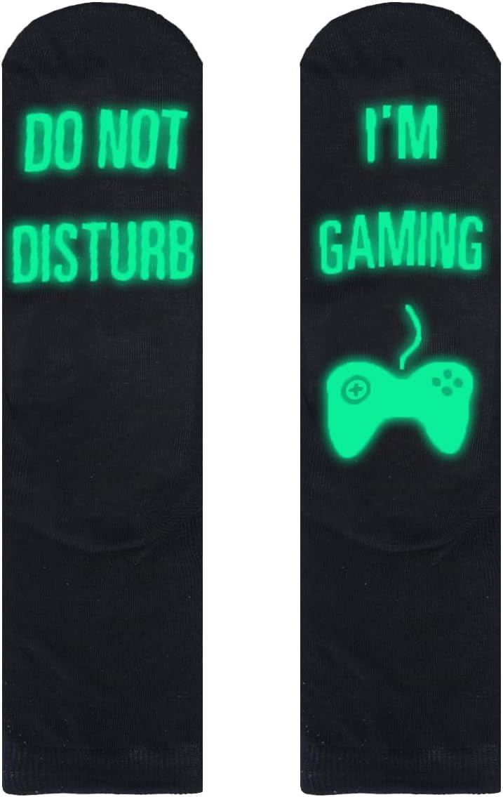 NDLBS Funny Christmas Gifts Novelty Gaming Socks Christmas Stocking Stuffers for Men Teens Boys Kids Him Adult Xmas Gifts - Image 4