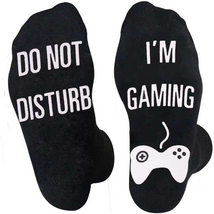 NDLBS Funny Christmas Gifts Novelty Gaming Socks Christmas Stocking Stuffers for Men Teens Boys Kids Him Adult Xmas Gifts - Image 3