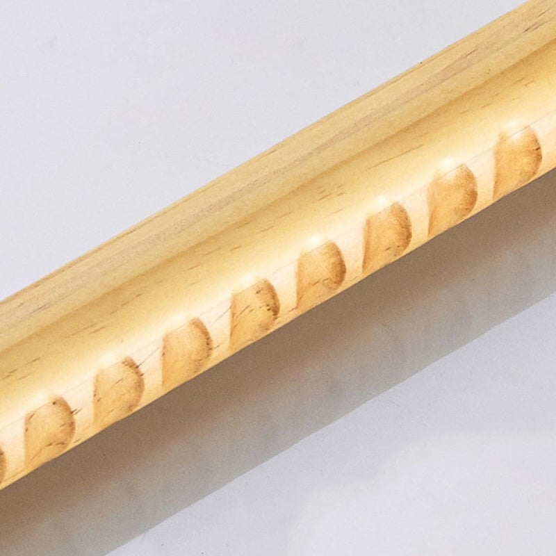 Elderly Handrail Bathroom Safety Grab Bar 34cm Natural Wood Non-Slip Shower Handle Toilet Support Rail for Disabled and Seniors - Image 4