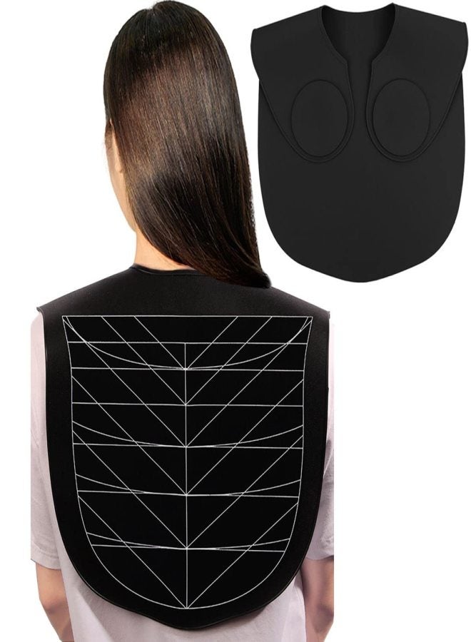 Aiseely Hair Cutting Collar Hair Salon Stylist Cape Waterproof Rubber Neck Wrap Neck Guard Professional Hair Dye Cover Smock For Hairdressing Hair Cut Accessories - Image 1