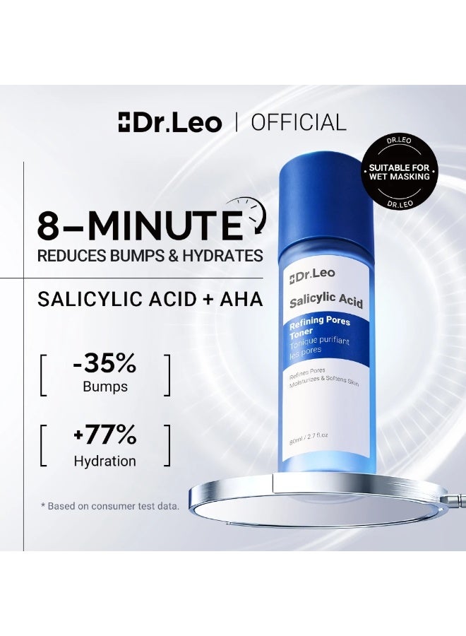 Dr.Leo Dr. Leo Salicylic Acid Face Toner – Gentle Pore-Exfoliating Skincare for Oily and All Skin Types - Image 2