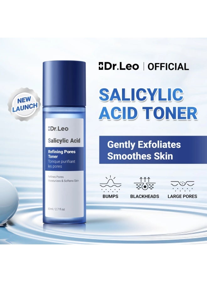 Dr.Leo Dr. Leo Salicylic Acid Face Toner – Gentle Pore-Exfoliating Skincare for Oily and All Skin Types - Image 3